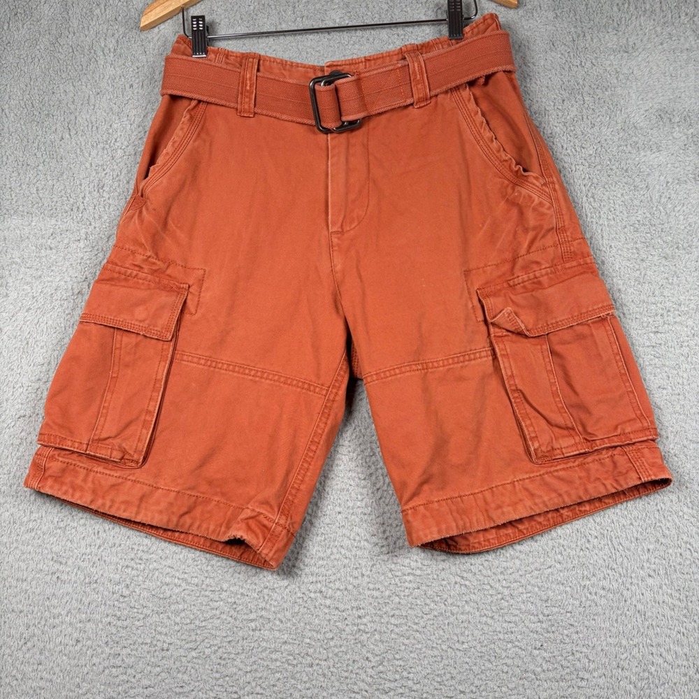 Northern California PT Cargo Shorts Men 32W Orange Pocket Hiking Trail‎ Utility